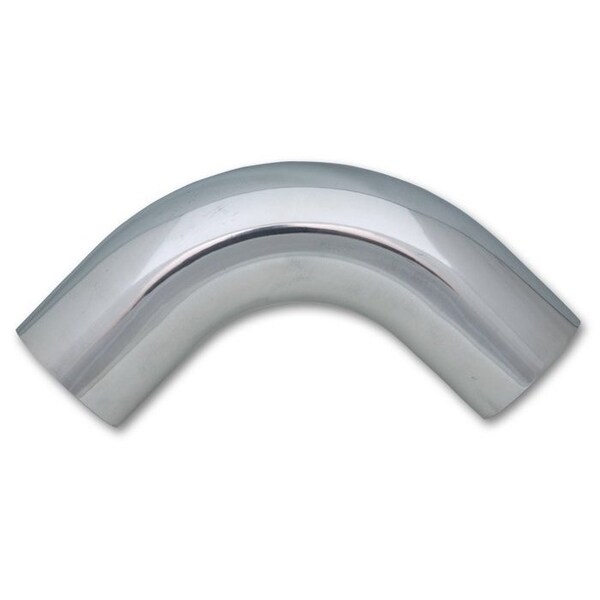 Vibrant 4in O.D. Universal Aluminum Tubing (180 degree Bend) - Polished main image 0